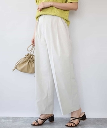 MK MICHEL KLEIN | [接触冷感/洗える]バレル風シルエットストレッチパンツ(スラックス)