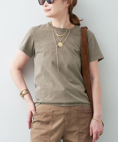 Deuxieme Classe(ドゥーズィエムクラス)の「【SLVRLAKE/シルバーレイク】 BOY TEE CHARRED(Tシャツ/カットソー・レディース・チャコールグレー・FREE)」の4枚目の写真