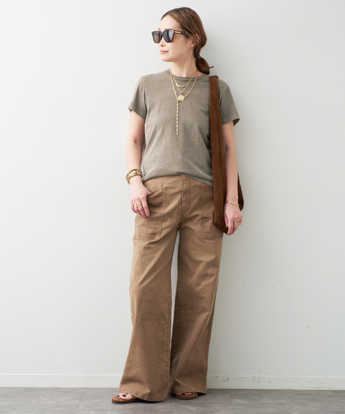 Deuxieme Classe(ドゥーズィエムクラス)の「【SLVRLAKE/シルバーレイク】 BOY TEE CHARRED(Tシャツ/カットソー・レディース・チャコールグレー・FREE)」の5枚目の写真