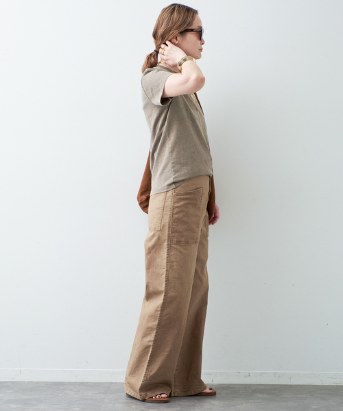 Deuxieme Classe(ドゥーズィエムクラス)の「【SLVRLAKE/シルバーレイク】 BOY TEE CHARRED(Tシャツ/カットソー・レディース・チャコールグレー・FREE)」の6枚目の写真