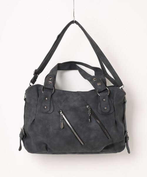 Chikashitsu +（チカシツプラス）の「【Chikashitsu +】Tildes Matching Bag / 【チカシツプラス】ビンテージ風ショルダーバッグ（ショルダーバッグ・メンズ・ダークベージュ/ブラック・ONE SIZE）」の15枚目の写真