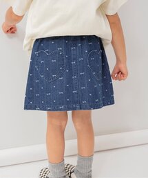 デニムジャガードスカパン