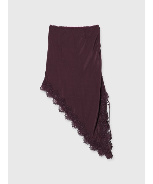 EIMY ISTOIRE(エイミーイストワール)の「PAPILLON JACQUARD SKIRT(スカート・レディース・ブラック/バーガンディー・36/38)」の1枚目の写真