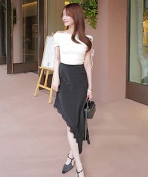 PAPILLON JACQUARD SKIRT