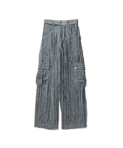 ESTNATION(エストネーション)の「ESSENCEOFLUXURY / クラフトデニムカーゴパンツ(デニムパンツ・レディース・クリアブルー・36/38)」の1枚目の写真