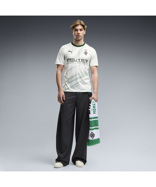 PUMA(プーマ)の「PUMA プーマ メンズ 2026-27 ボルシア メンヒェングラートバッハ ホーム レプ(Tシャツ/カットソー・メンズ・ホワイト×グリーン・X-LARGE/SMALL/LARGE/MEDIUM)」の3枚目の写真