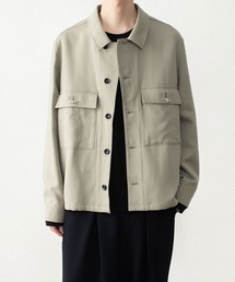 CO/TEN パウダリーダブルクロス パッチポケット ショートジャケット / CO/TEN POWDERY DOUBLE CROTH PATCH POCKET SHORT JACKET