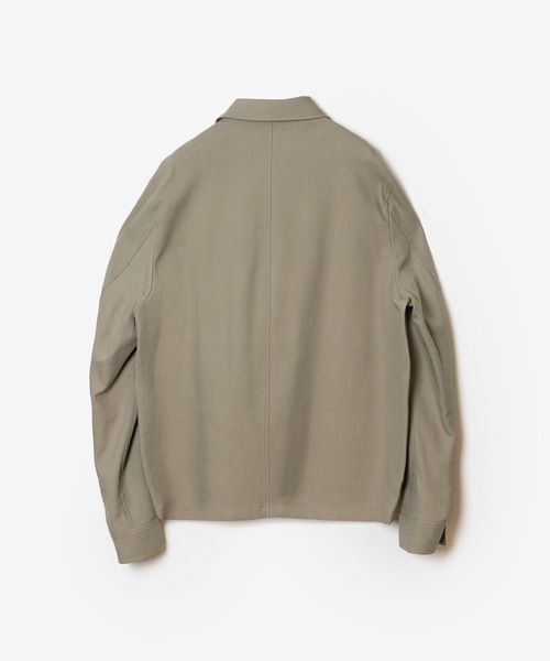 ATTACHMENT（アタッチメント）の「CO/TEN パウダリーダブルクロス パッチポケット ショートジャケット / CO/TEN POWDERY DOUBLE CROTH PATCH POCKET SHORT JACKET（ブルゾン・メンズ・ブラック/ダークブラウン/ライトカーキ・2/4/3/1）」の6枚目の写真