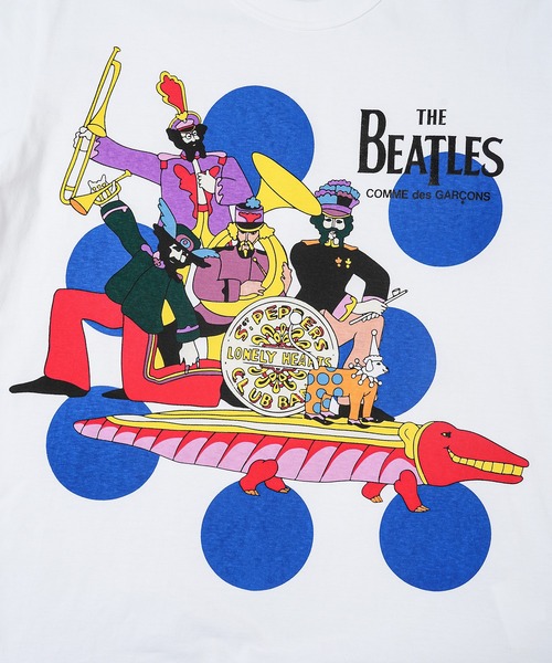 THE BEATLES 「YELLOW SUBMARINE」DOT PRINT TEE（Tシャツ/カットソー