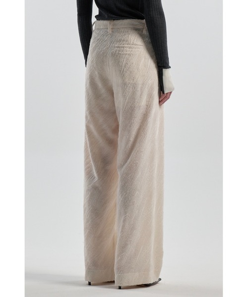 CINOH(チノ)の「CUT JACQUARD PANTS(その他パンツ・レディース・ブラック・38)」の13枚目の写真