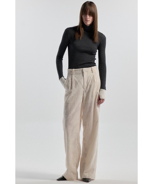 CINOH(チノ)の「CUT JACQUARD PANTS(その他パンツ・レディース・ブラック・38)」の14枚目の写真