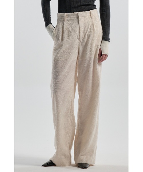 CINOH(チノ)の「CUT JACQUARD PANTS(その他パンツ・レディース・ブラック・38)」の15枚目の写真
