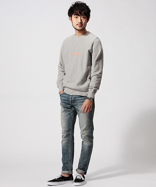 BEAMS（ビームス）の「BEAMS / BEAMS クルーネックスウェット（スウェット・メンズ・ブラック系その他/ネイビー・MEDIUM/LARGE/SMALL）」の6枚目の写真