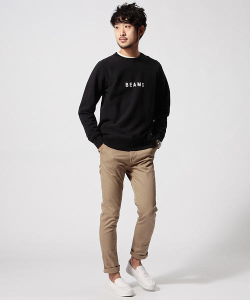 BEAMS（ビームス）の「BEAMS / BEAMS クルーネックスウェット（スウェット・メンズ・ブラック系その他/ネイビー・MEDIUM/LARGE/SMALL）」の8枚目の写真