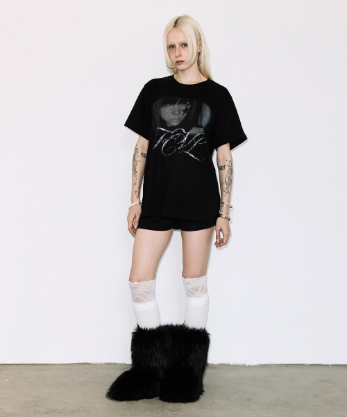 FANCY CLUB(ファンシークラブ)の「FCL シェドウドールT (ブラック) F26QB120(Tシャツ/カットソー・レディース・その他・1/2)」の6枚目の写真