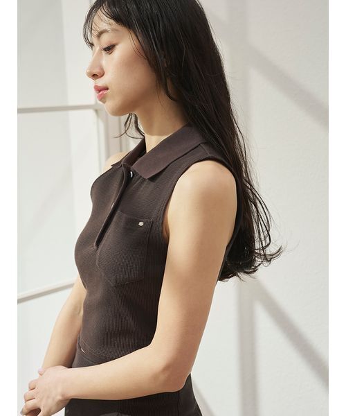 SNIDEL(スナイデル)の「ポロカットセットアップ(ワンピース・レディース・ピンク/その他/ブラック/ブラウン・1/0)」の17枚目の写真