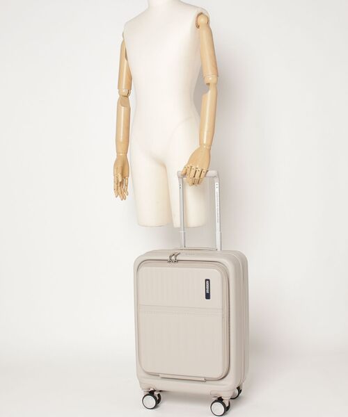 AMERICAN TOURISTER（アメリカンツーリスター）の「アメリカンツーリスター TRANTO スピナー54/19 エキスパンダー TSA BO ワームグレー（スーツケース/キャリーバッグ・メンズ・グレー系・S）」の15枚目の写真