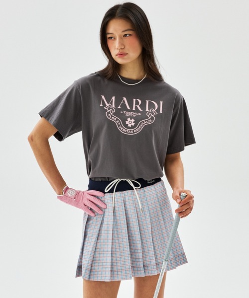 Mardi Mercredi（マルディメクルディ）の「CLASSIQUE BASIC TSHIRT / クラシック ベーシック Tシャツ（Tシャツ/カットソー・レディース・アイボリー系1/アイボリー/グレー系2/グレー系1/ネイビー/グレー/ベージュ・FREE）」の20枚目の写真