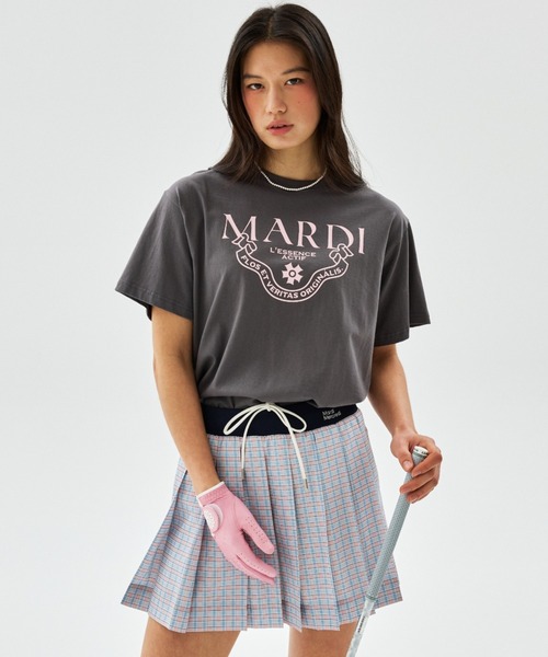 Mardi Mercredi（マルディメクルディ）の「CLASSIQUE BASIC TSHIRT / クラシック ベーシック Tシャツ（Tシャツ/カットソー・レディース・アイボリー系1/アイボリー/グレー系2/グレー系1/ネイビー/グレー/ベージュ・FREE）」の21枚目の写真