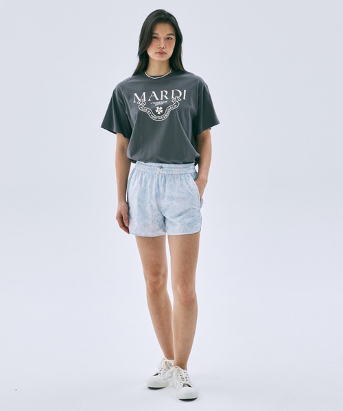 Mardi Mercredi（マルディメクルディ）の「CLASSIQUE BASIC TSHIRT / クラシック ベーシック Tシャツ（Tシャツ/カットソー・レディース・アイボリー系1/アイボリー/グレー系2/グレー系1/ネイビー/グレー/ベージュ・FREE）」の14枚目の写真