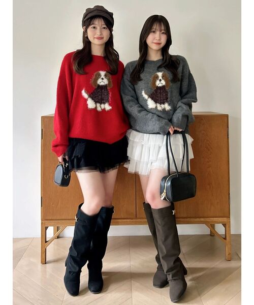 dazzlin(ダズリン)の「チュチュミニパンツ(その他パンツ・レディース・オフホワイト/ブラック・FREE)」の5枚目の写真