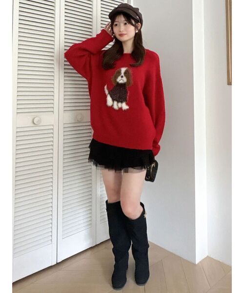 dazzlin(ダズリン)の「チュチュミニパンツ(その他パンツ・レディース・オフホワイト/ブラック・FREE)」の16枚目の写真