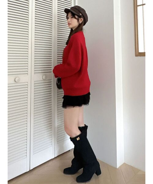 dazzlin(ダズリン)の「チュチュミニパンツ(その他パンツ・レディース・オフホワイト/ブラック・FREE)」の18枚目の写真