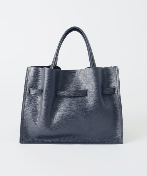 Spick & Span(スピックアンドスパン)の「《新色有り / 追加》VIOLAd’ORO イタリアンWフェイスレザートートバッグM(トートバッグ・レディース・グレー/ボルドー/ブラック/ネイビー・FREE)」の13枚目の写真