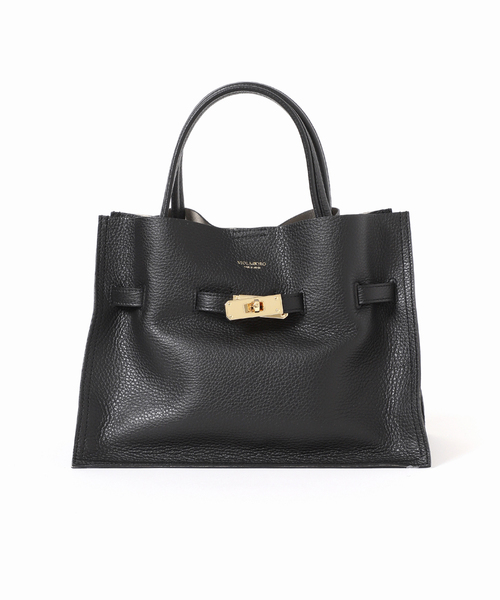 Spick & Span(スピックアンドスパン)の「《新色有り / 追加》VIOLAd’ORO イタリアンWフェイスレザートートバッグM(トートバッグ・レディース・グレー/ボルドー/ブラック/ネイビー・FREE)」の11枚目の写真