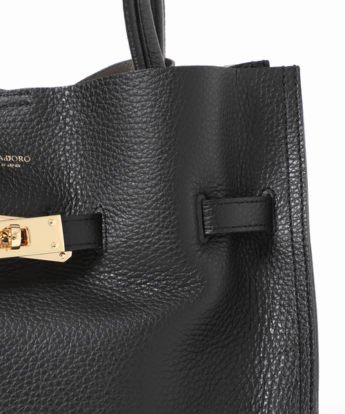 Spick & Span(スピックアンドスパン)の「《新色有り / 追加》VIOLAd’ORO イタリアンWフェイスレザートートバッグM(トートバッグ・レディース・グレー/ボルドー/ブラック/ネイビー・FREE)」の12枚目の写真