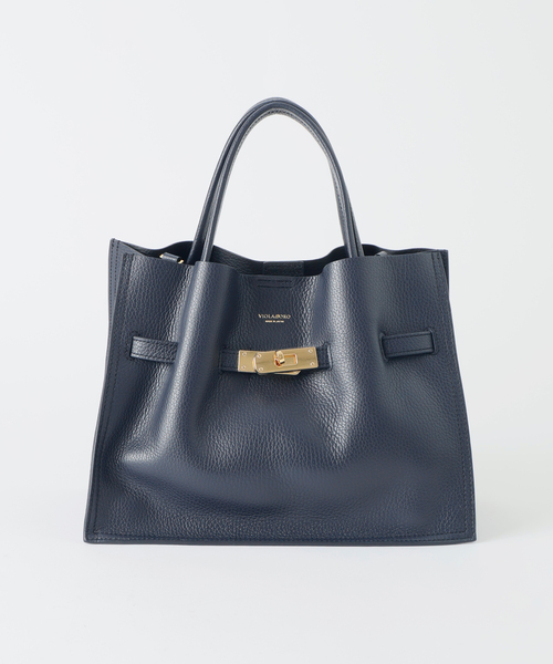 Spick & Span(スピックアンドスパン)の「《新色有り / 追加》VIOLAd’ORO イタリアンWフェイスレザートートバッグM(トートバッグ・レディース・グレー/ボルドー/ブラック/ネイビー・FREE)」の15枚目の写真
