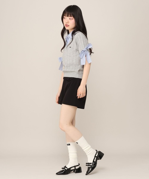Heather（ヘザー）の「ドッキングリボンニットプルオーバー　1046530（ニット/セーター・レディース・グレー/ネイビー/アイボリー・FREE）」の17枚目の写真