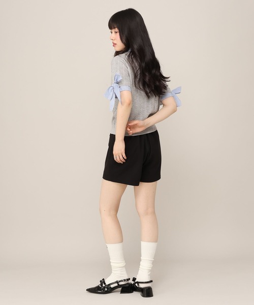 Heather（ヘザー）の「ドッキングリボンニットプルオーバー　1046530（ニット/セーター・レディース・グレー/ネイビー/アイボリー・FREE）」の18枚目の写真