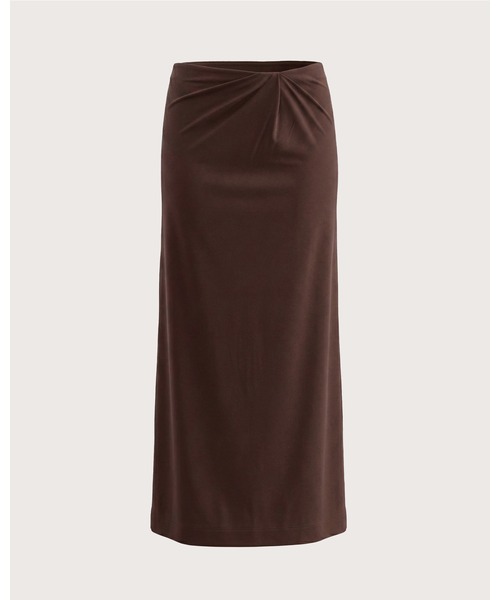 kiehtova(キエトヴァ)の「【kiehtova】NOBLE JERSEY SKIRT/ノーブル ジャージー スカート(スカート・レディース・ブラウン/ブラック・FREE)」の9枚目の写真