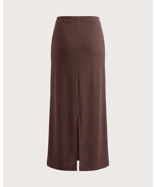 kiehtova(キエトヴァ)の「【kiehtova】NOBLE JERSEY SKIRT/ノーブル ジャージー スカート(スカート・レディース・ブラウン/ブラック・FREE)」の10枚目の写真