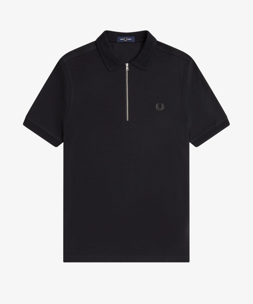 FRED PERRY(フレッドペリー)の「Crepe Pique Polo Shirt/クレープ鹿の子ポロシャツ(ポロシャツ・メンズ・ベージュ/ブラック/ブラウン系その他/ブラウン・L/M/S)」の21枚目の写真