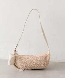《WEB限定/RED》ハーフムーンショルダーBAG