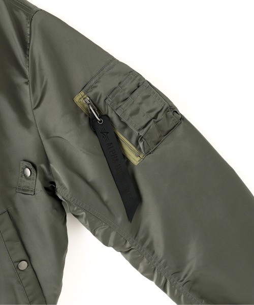 Alpha Industries(アルファインダストリーズ)の「Alpha Industries/アルファインダストリーズ/1960S MA‐1 HERITAGE FIT FLIGHT JACKET/1960S MA-1 ヘリテージフィット フライトジャケット(MA-1・メンズ・ダークグレー・S/M/L/2XL/XL)」の4枚目の写真