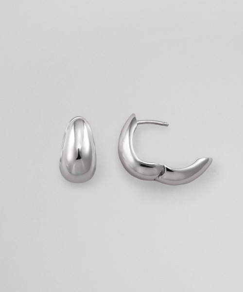 PLUS VENDOME(プラス ヴァンドーム)の「ドロップ_M キャッチレスピアス(ピアス(両耳用)・レディース・ゴールド/シルバー・ONE SIZE)」の3枚目の写真