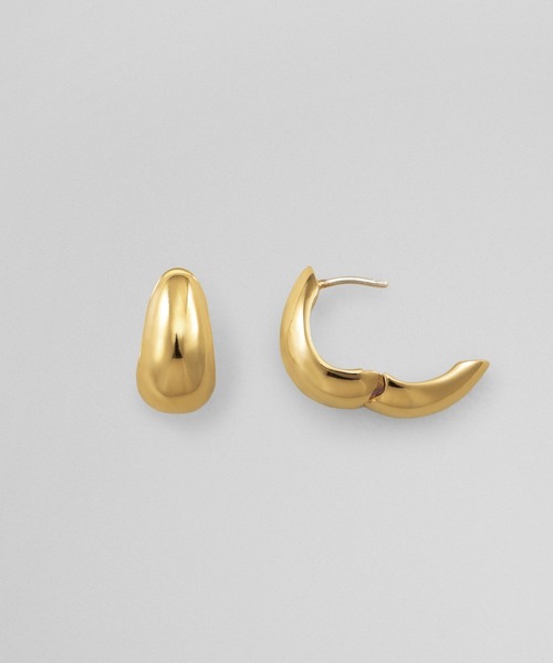 PLUS VENDOME(プラス ヴァンドーム)の「ドロップ_M キャッチレスピアス(ピアス(両耳用)・レディース・ゴールド/シルバー・ONE SIZE)」の5枚目の写真