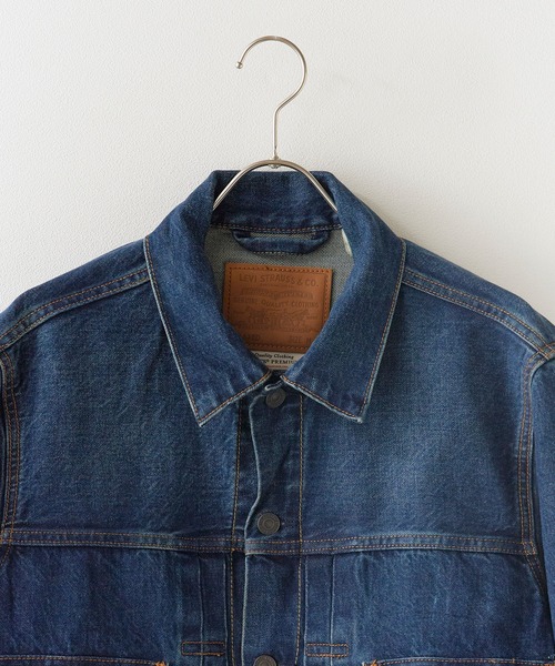 Levi's(リーバイス)の「LEVI'S/リーバイス TYPE 2 TRUCKER CALIFORNIA GOLD SELV TRK TYPEⅡトラッカージャケット デニムジャケット Gジャン ジージャン ライトアウター メンズ レディース 2026年秋冬 秋服 冬服(デニムジャケット・メンズ・インディゴブルー・M/L/XL/S)」の15枚目の写真