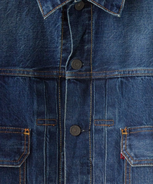 Levi's(リーバイス)の「LEVI'S/リーバイス TYPE 2 TRUCKER CALIFORNIA GOLD SELV TRK TYPEⅡトラッカージャケット デニムジャケット Gジャン ジージャン ライトアウター メンズ レディース 2026年秋冬 秋服 冬服(デニムジャケット・メンズ・インディゴブルー・M/L/XL/S)」の13枚目の写真