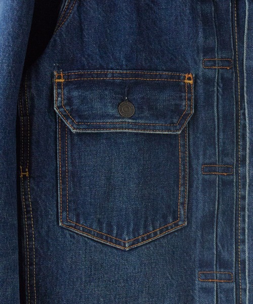 Levi's(リーバイス)の「LEVI'S/リーバイス TYPE 2 TRUCKER CALIFORNIA GOLD SELV TRK TYPEⅡトラッカージャケット デニムジャケット Gジャン ジージャン ライトアウター メンズ レディース 2026年秋冬 秋服 冬服(デニムジャケット・メンズ・インディゴブルー・M/L/XL/S)」の12枚目の写真
