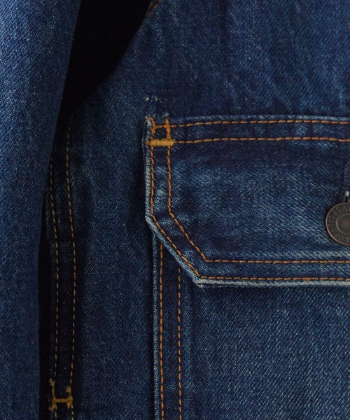 Levi's(リーバイス)の「LEVI'S/リーバイス TYPE 2 TRUCKER CALIFORNIA GOLD SELV TRK TYPEⅡトラッカージャケット デニムジャケット Gジャン ジージャン ライトアウター メンズ レディース 2026年秋冬 秋服 冬服(デニムジャケット・メンズ・インディゴブルー・M/L/XL/S)」の11枚目の写真