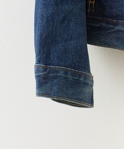 Levi's(リーバイス)の「LEVI'S/リーバイス TYPE 2 TRUCKER CALIFORNIA GOLD SELV TRK TYPEⅡトラッカージャケット デニムジャケット Gジャン ジージャン ライトアウター メンズ レディース 2026年秋冬 秋服 冬服(デニムジャケット・メンズ・インディゴブルー・M/L/XL/S)」の9枚目の写真