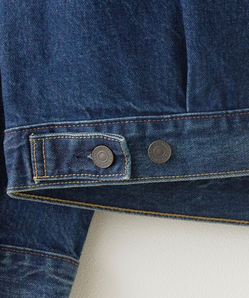 Levi's(リーバイス)の「LEVI'S/リーバイス TYPE 2 TRUCKER CALIFORNIA GOLD SELV TRK TYPEⅡトラッカージャケット デニムジャケット Gジャン ジージャン ライトアウター メンズ レディース 2026年秋冬 秋服 冬服(デニムジャケット・メンズ・インディゴブルー・M/L/XL/S)」の6枚目の写真