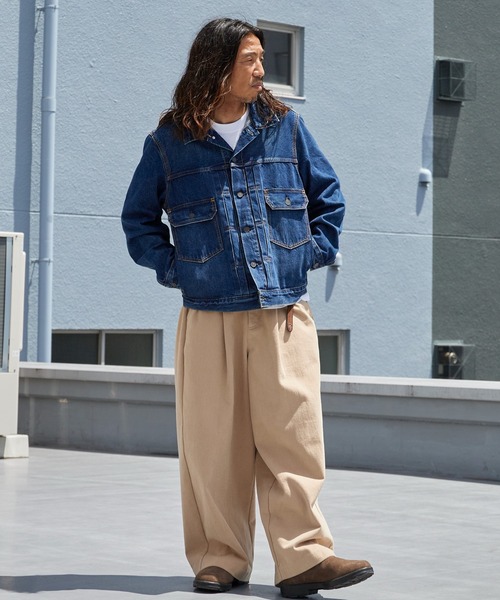 Levi's(リーバイス)の「LEVI'S/リーバイス TYPE 2 TRUCKER CALIFORNIA GOLD SELV TRK TYPEⅡトラッカージャケット デニムジャケット Gジャン ジージャン ライトアウター メンズ レディース 2026年秋冬 秋服 冬服(デニムジャケット・メンズ・インディゴブルー・M/L/XL/S)」の19枚目の写真