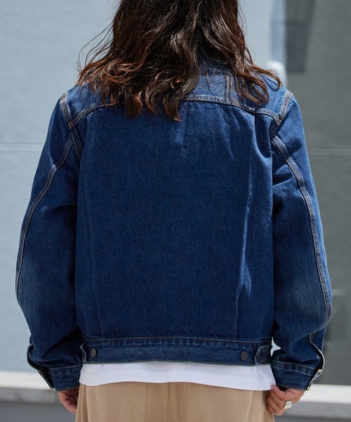 Levi's(リーバイス)の「LEVI'S/リーバイス TYPE 2 TRUCKER CALIFORNIA GOLD SELV TRK TYPEⅡトラッカージャケット デニムジャケット Gジャン ジージャン ライトアウター メンズ レディース 2026年秋冬 秋服 冬服(デニムジャケット・メンズ・インディゴブルー・M/L/XL/S)」の2枚目の写真