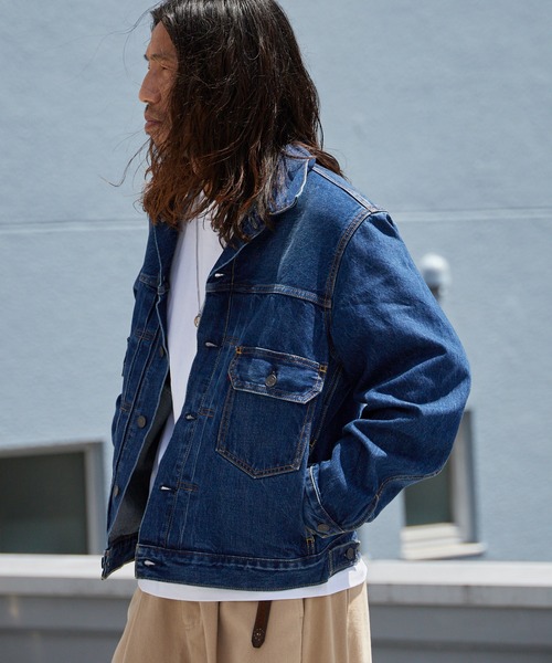 Levi's(リーバイス)の「LEVI'S/リーバイス TYPE 2 TRUCKER CALIFORNIA GOLD SELV TRK TYPEⅡトラッカージャケット デニムジャケット Gジャン ジージャン ライトアウター メンズ レディース 2026年秋冬 秋服 冬服(デニムジャケット・メンズ・インディゴブルー・M/L/XL/S)」の22枚目の写真