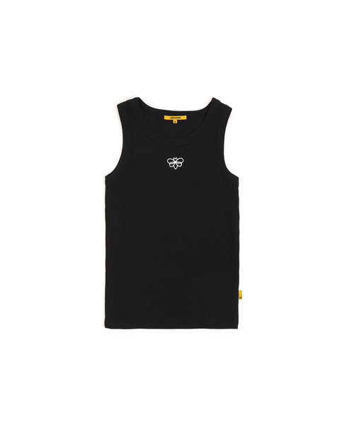 ABEEHUMS(アビハムズ)の「ビビエッセンシャルストレッチタンクトップ ABH355-105 (3COLORS)(Tシャツ/カットソー・レディース・ホワイト/ブラック/ブラウン・SMALL/MEDIUM)」の2枚目の写真